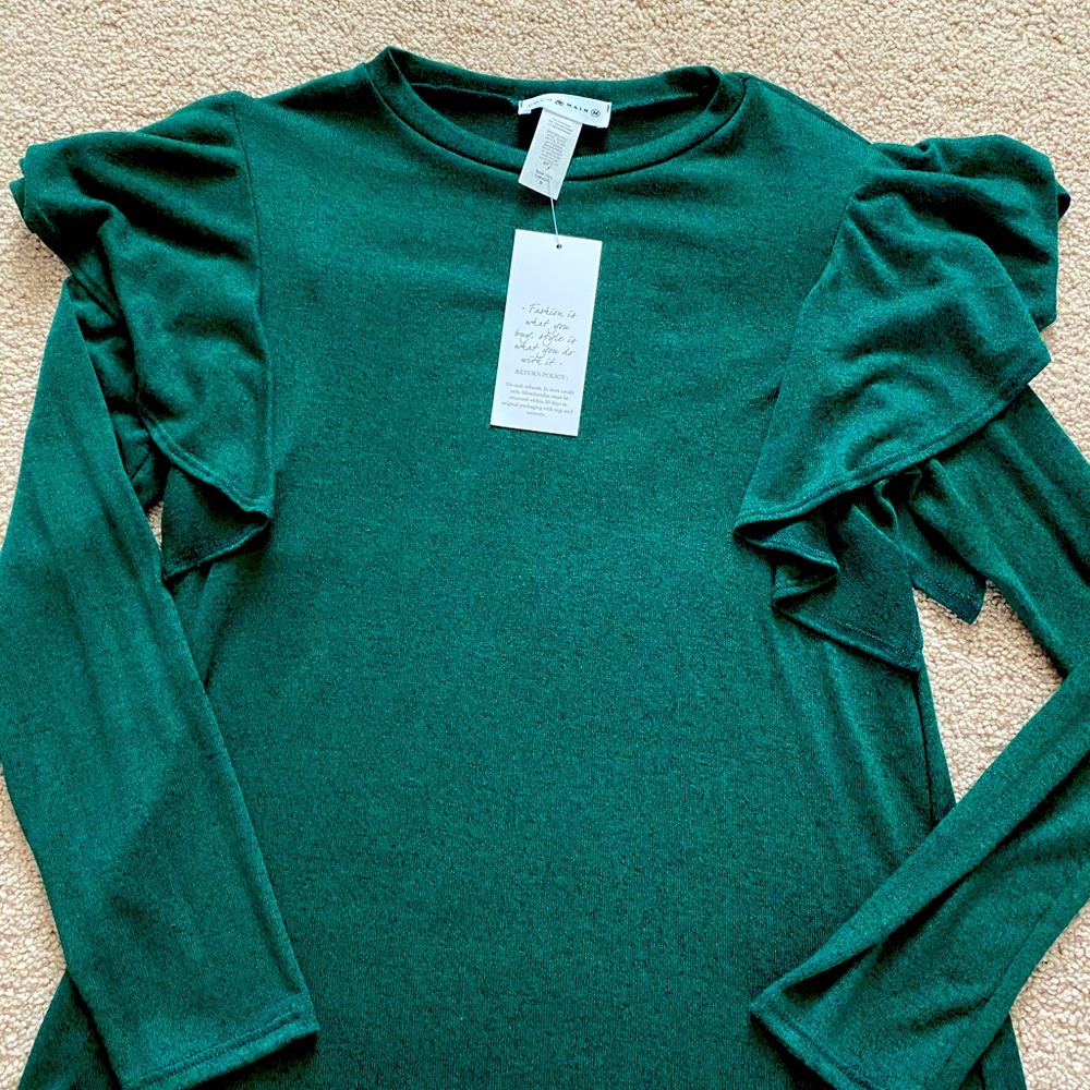 Bouquet sweater green small